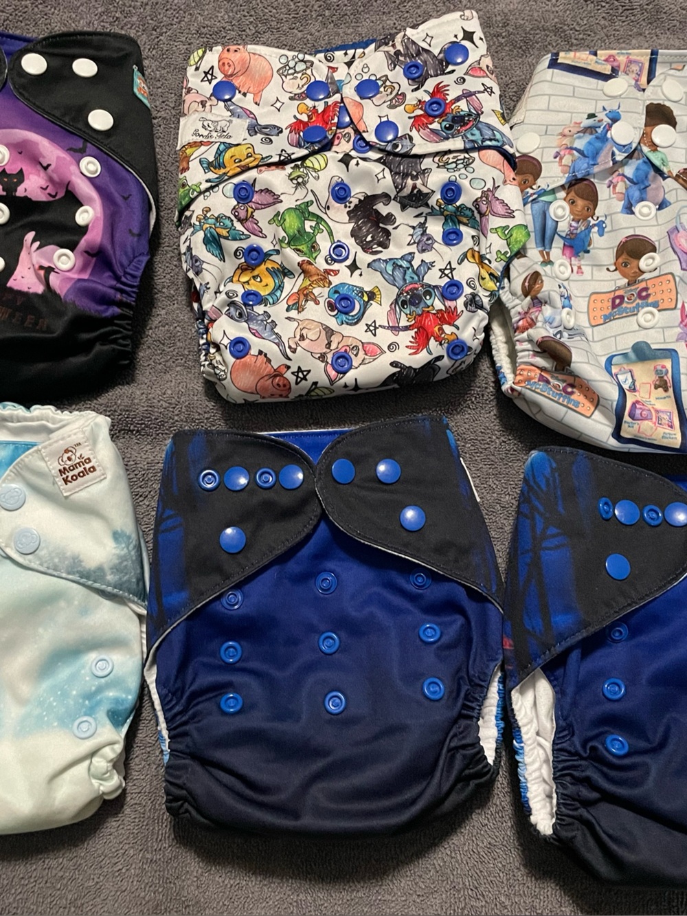 Disney mix lot of Cloth Diapers and liners - lot #8